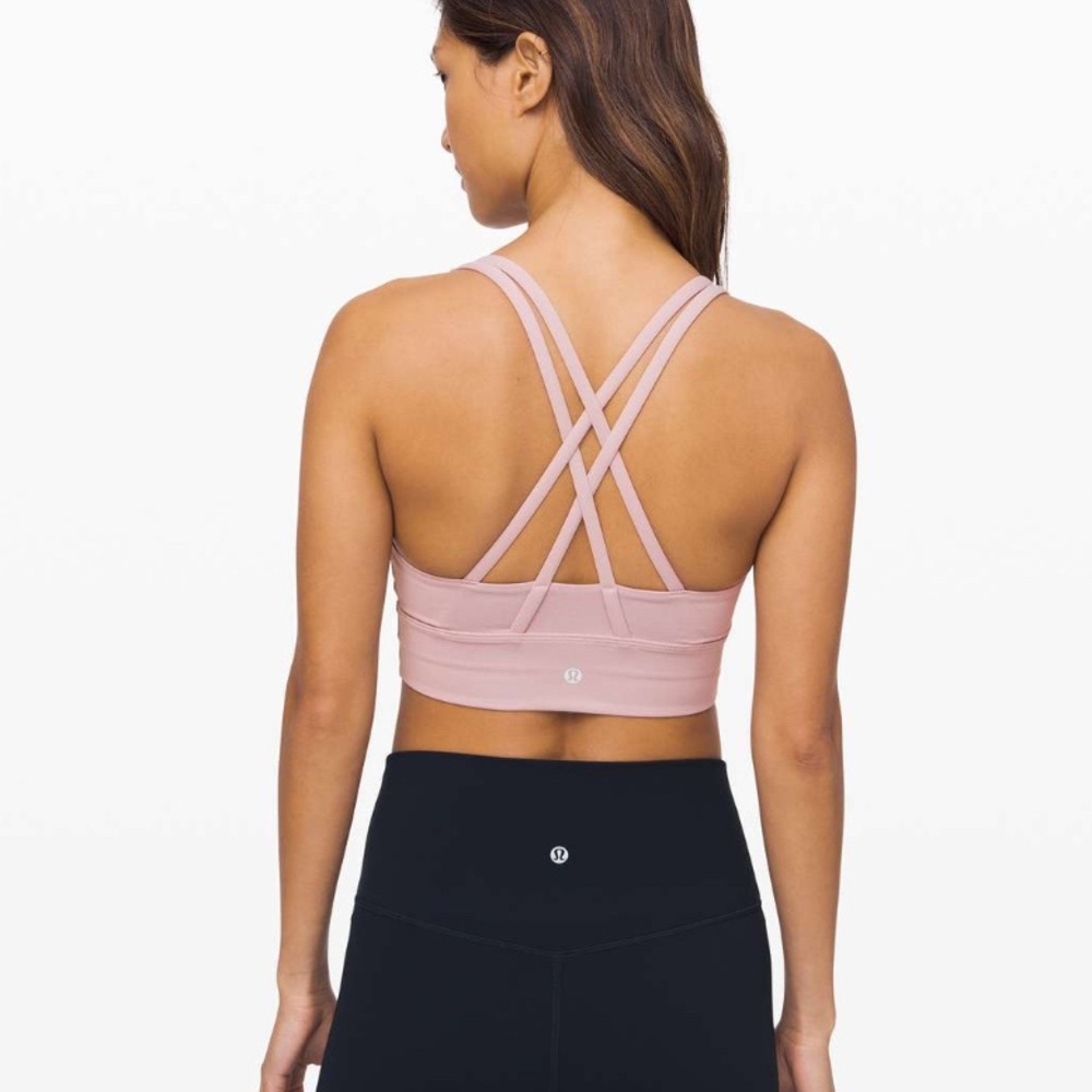 Lululemon Energy Bra *Long Line Smoky Blush - Picture 4 of 5